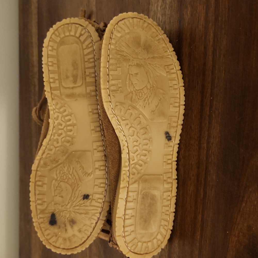 Brown Suede Moccasin Boots - Picture 4 of 4